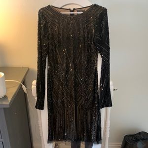 Black Sequined dress - size 10